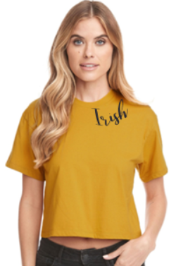 IRISH LADIES NEXT LEVEL IDEAL CROP TOP