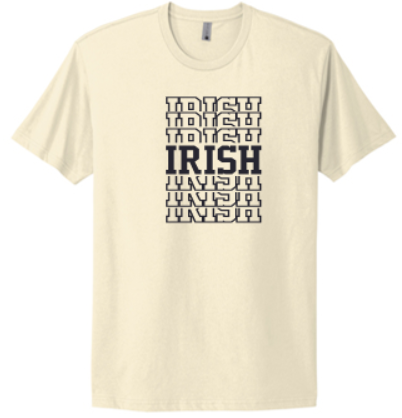 IRISH NEXT LEVEL UNISEX COTTON T-SHIRT - SHADOW