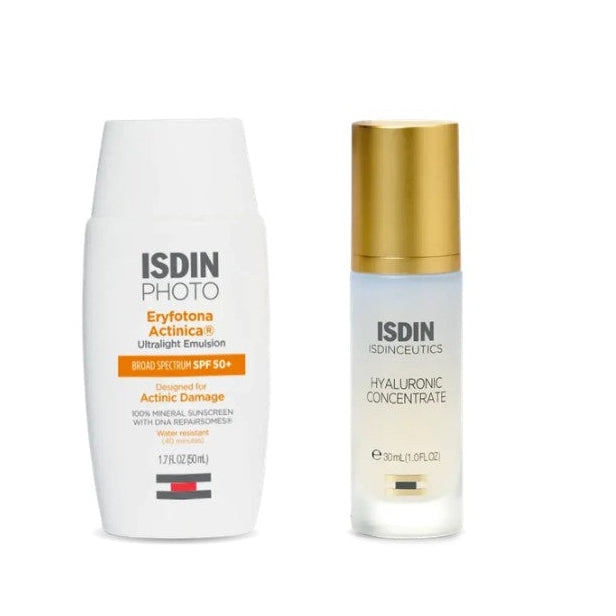 ISDIN Hydrate & Protect Duo with Eryfotona Actinica SPF 50+ and Hyaluronic Concentrate