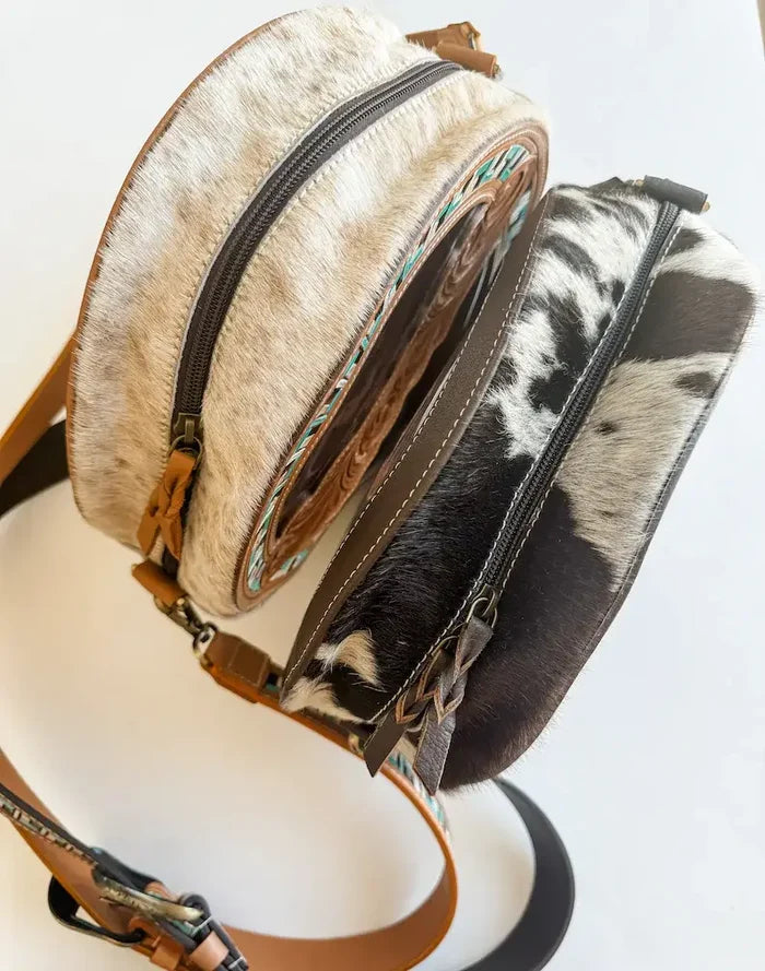JANIE CLEAR ROUND crossbody |