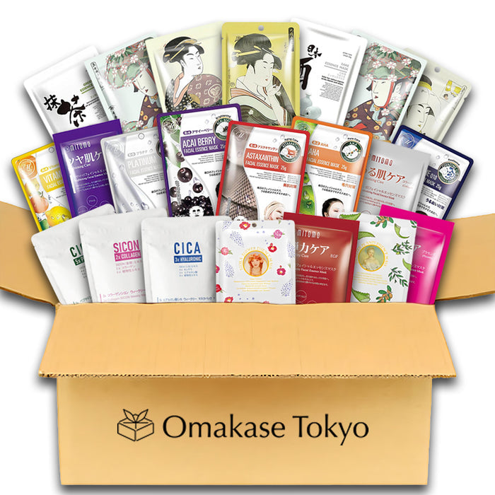 Japanese Omakase Facial Mask Subscription: 100set