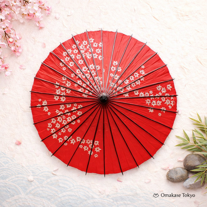 Red and Maple Leaf