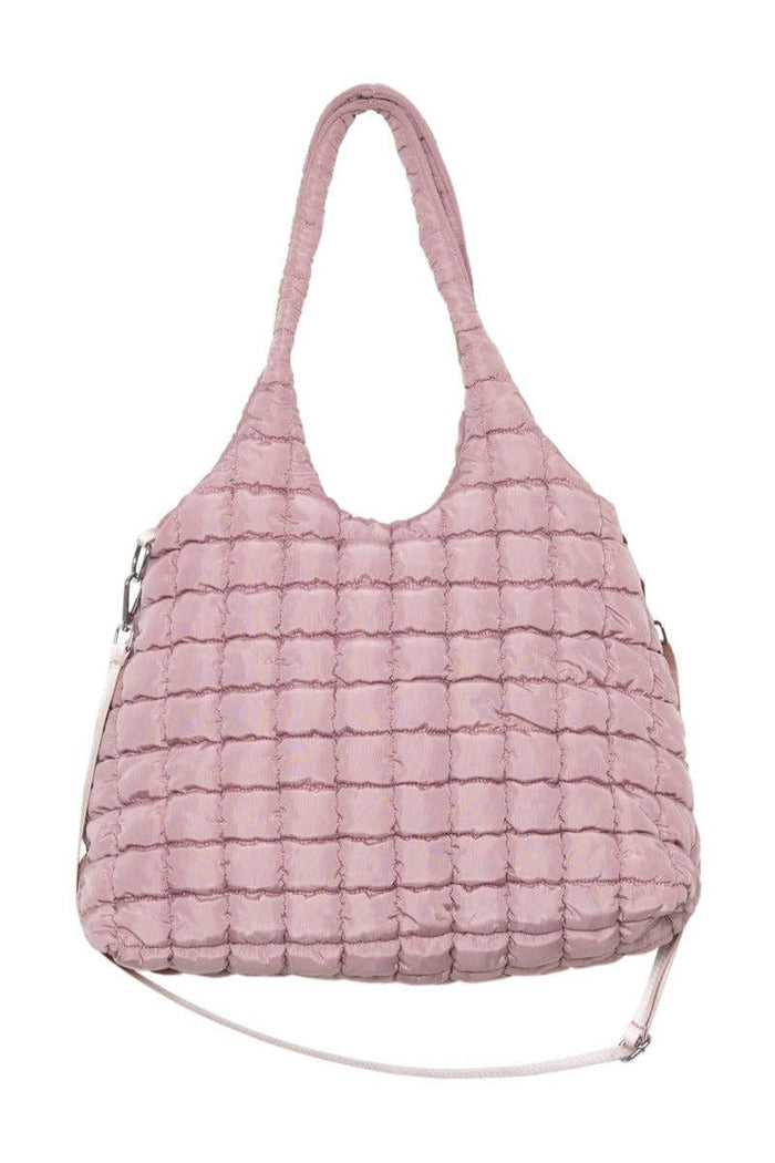 Katydid Mauve Rectangular Tote Bag Puffer