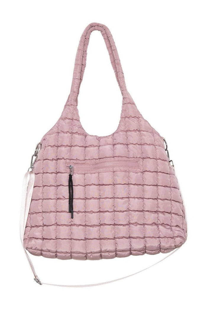 Katydid Mauve Rectangular Tote Bag Puffer