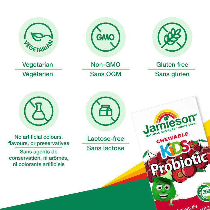 31000896 Jamieson Probiotic for Kids Chewable 5 Billion CFU, 60 ct 240062 JV_Amazon Digital Images_9123_KidsProbioticChewable-01 (1)