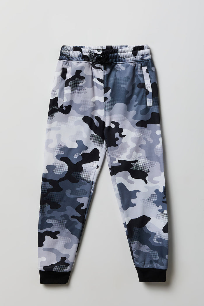 Kids Fleece Camo Jogger