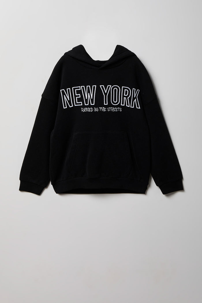 Kids Fleece Embroidered Hoodie
