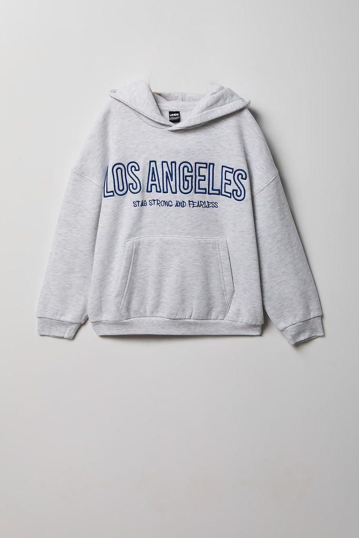 Kids Fleece Embroidered Hoodie