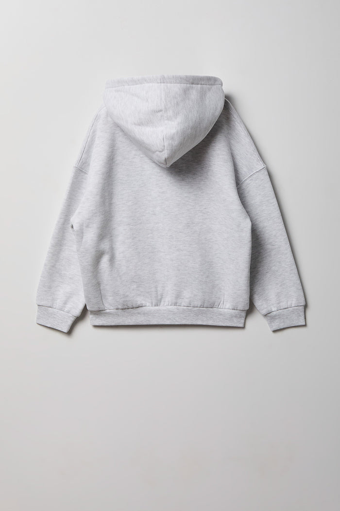 Kids Fleece Embroidered Hoodie
