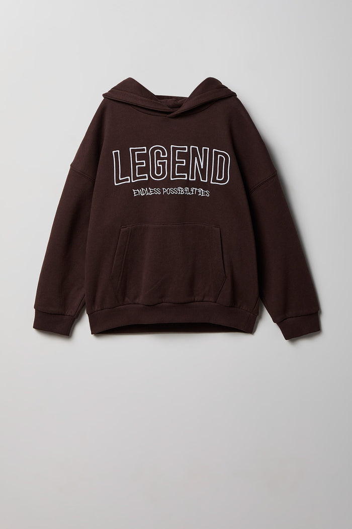 Kids Fleece Embroidered Hoodie