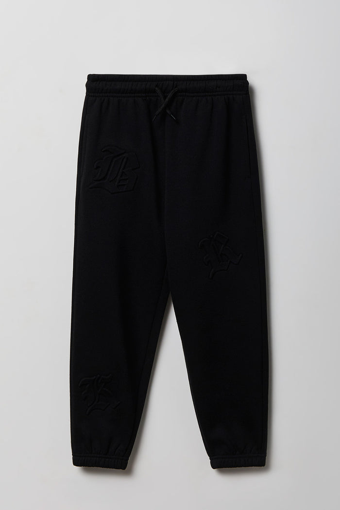Kids Gothic Font Fleece Jogger