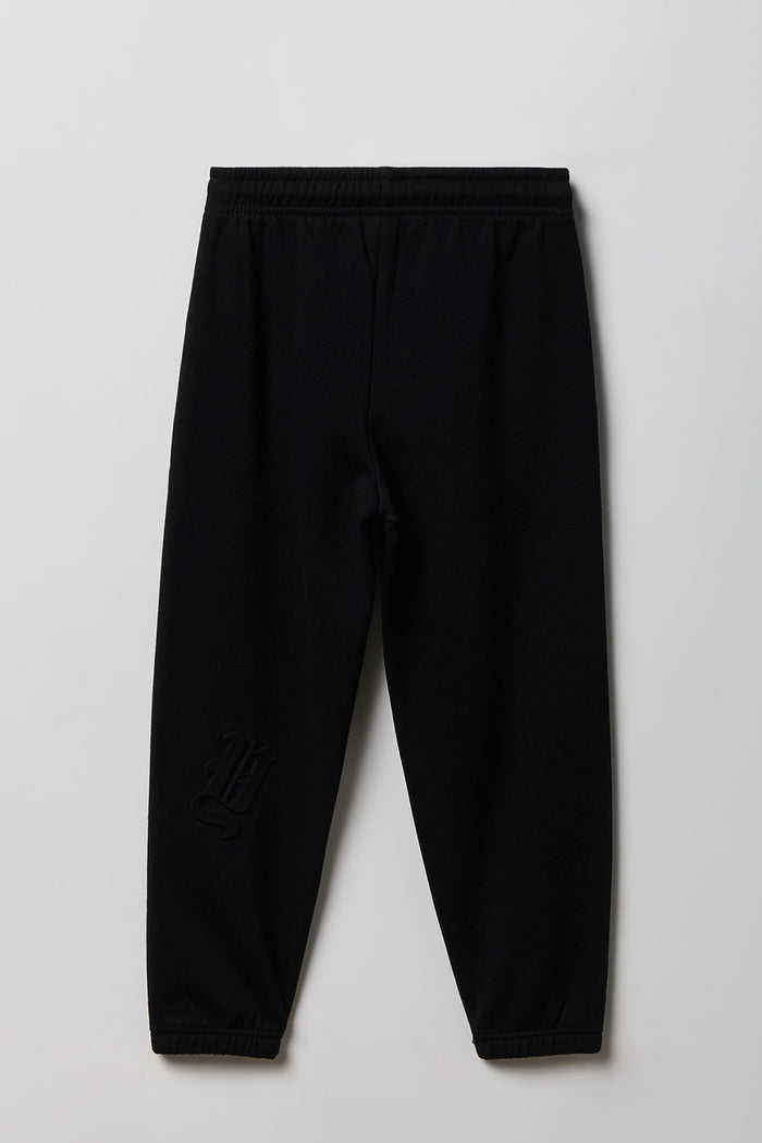 Kids Gothic Font Fleece Jogger
