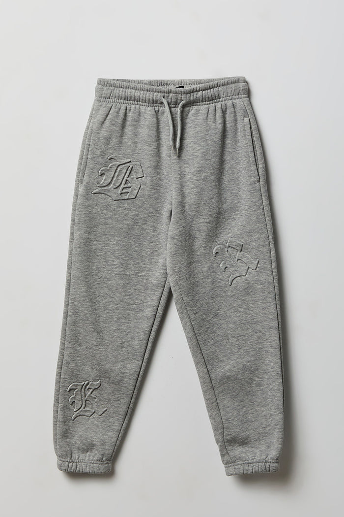 Kids Gothic Font Fleece Jogger