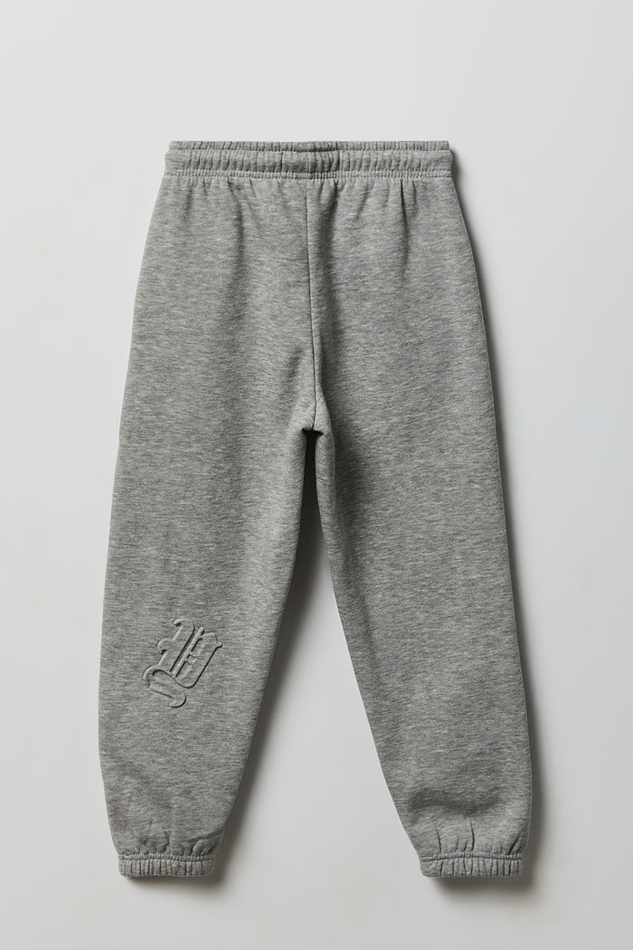 Kids Gothic Font Fleece Jogger