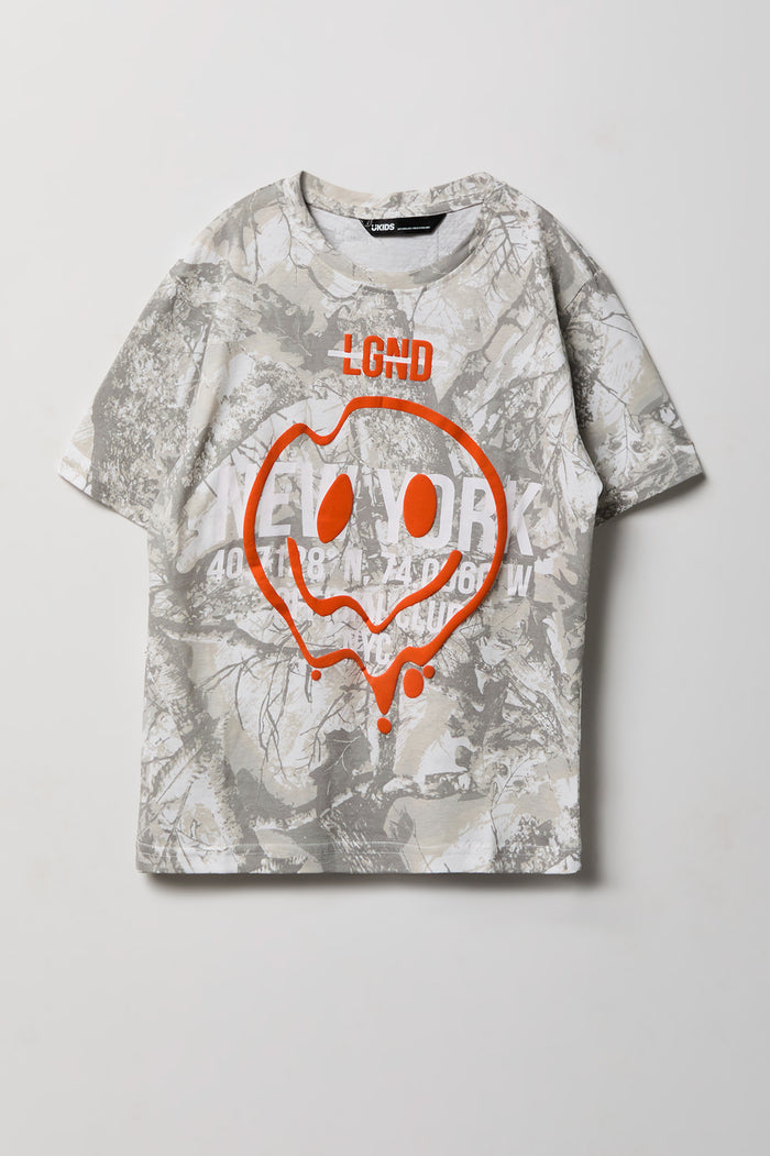 Kids Smiley Graphic T-Shirt