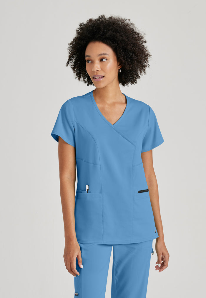 Kim Top - Ciel Blue - Grey's Anatomy Scrubs