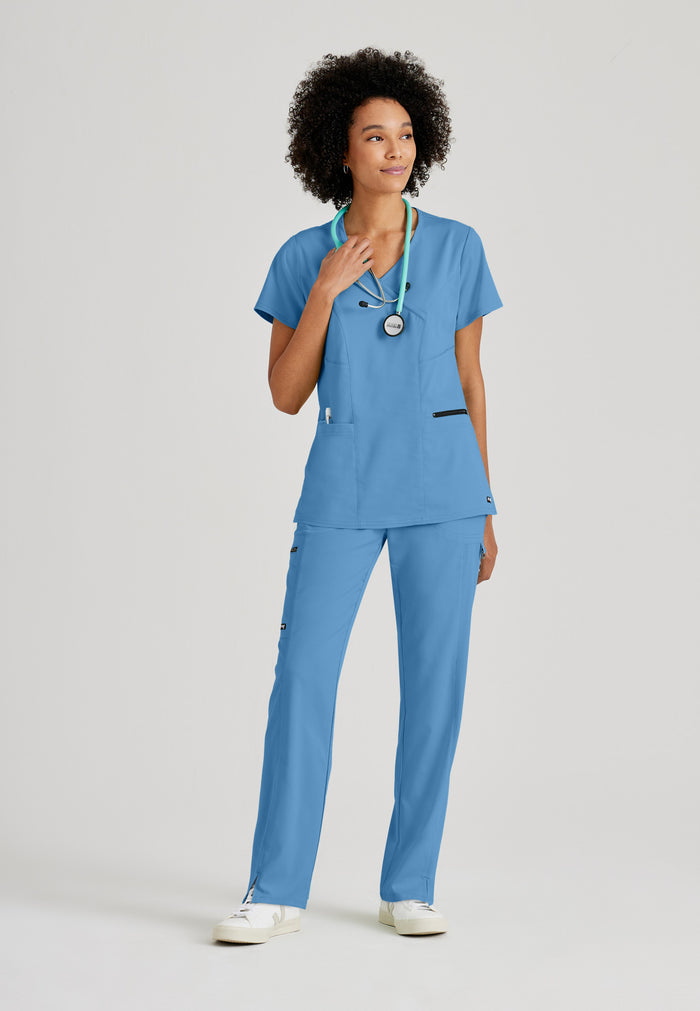 Kim Top - Ciel Blue - Grey's Anatomy Scrubs