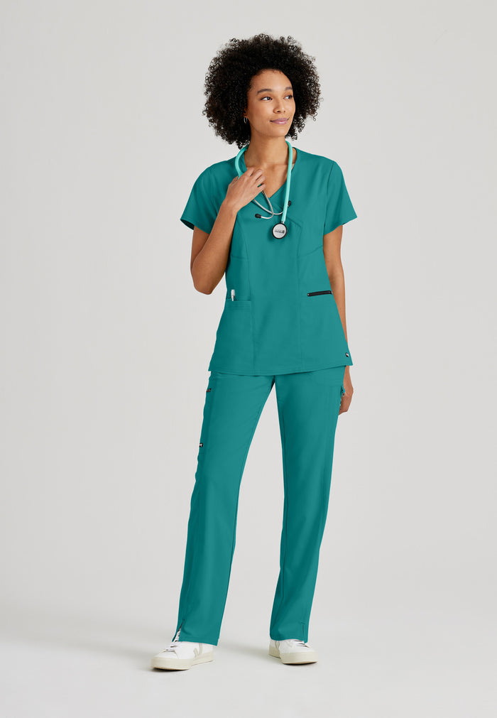 Kim Top - Teal - Grey's Anatomy Scrubs