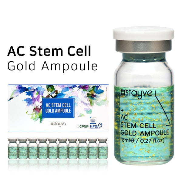 Korean Stayve AC Stem Cell Gold Ampoule 8ml 1 vial - SD Cosmetics Care