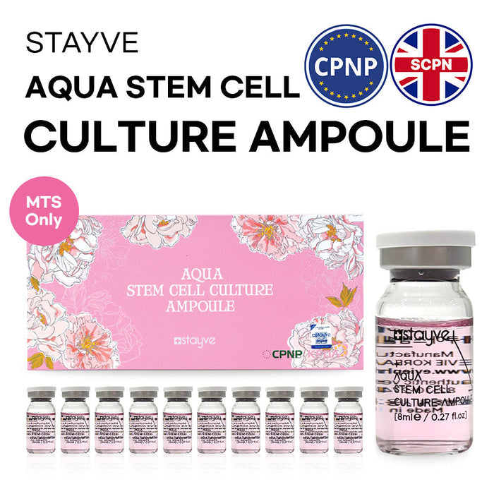 Korean Stayve Aqua Stem Cell Culture Ampoule 8ml 1 vial - SD Cosmetics Care