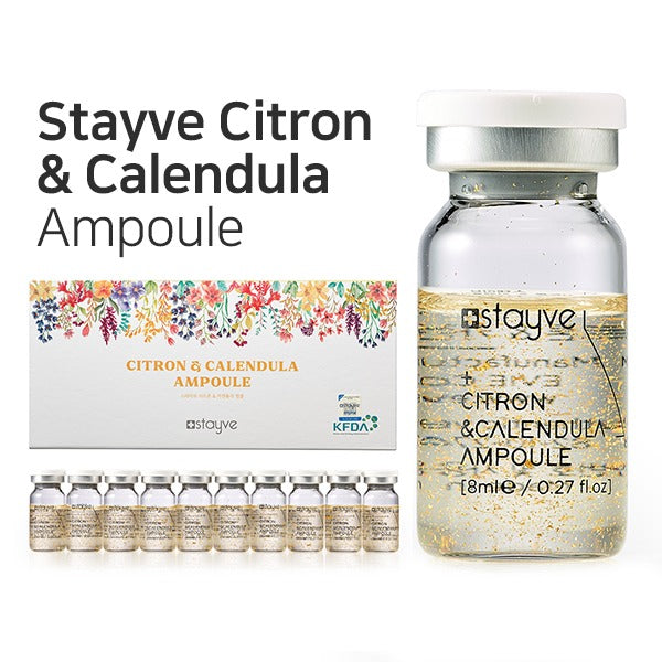 Korean Stayve Citron & Calendula Ampoule 8ml 1 vial - SD Cosmetics Care