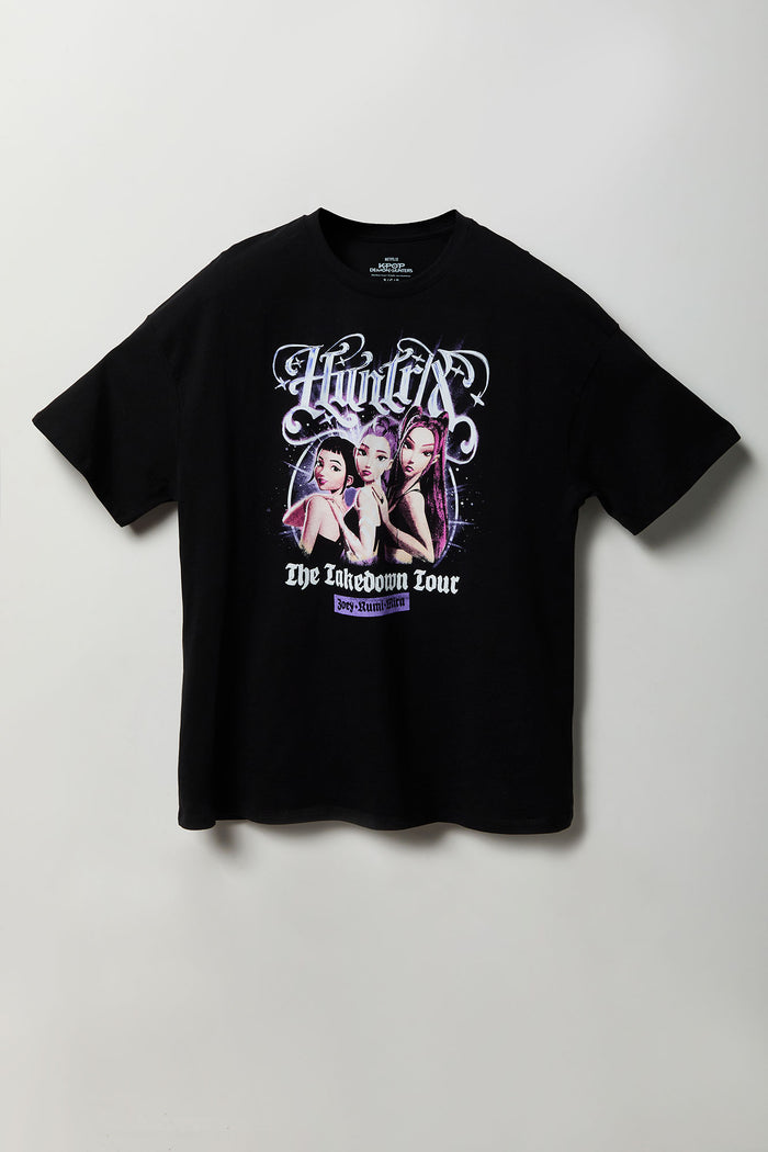 KPop Demon Hunters Graphic Oversized T-Shirt