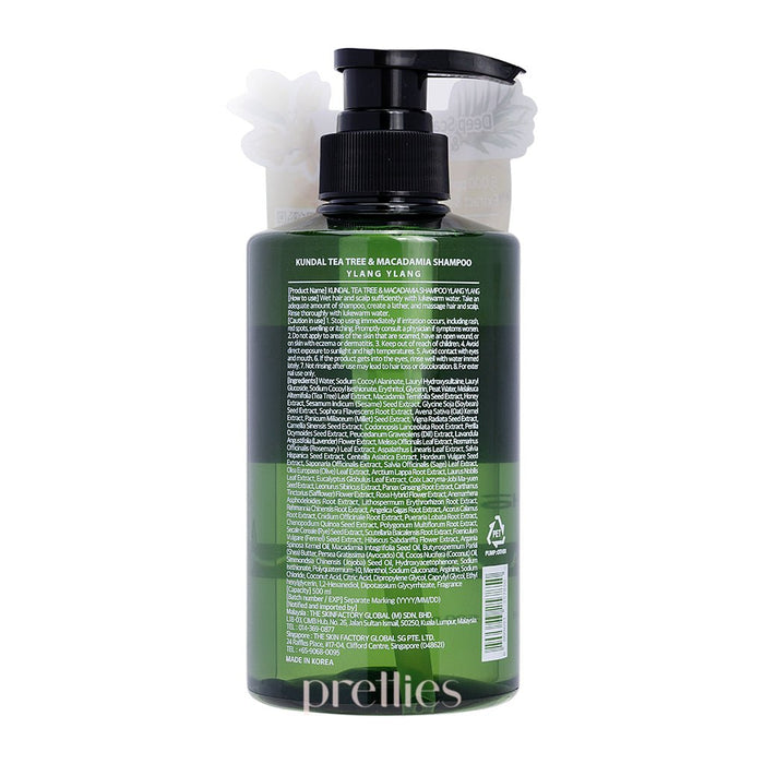 KUNDAL Tea Tree Shampoo 500ml - Ylang Ylang