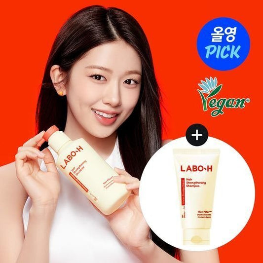 LABO-H Hair Strengthening Shampoo Hair Loss Care 430ml+50ml Set