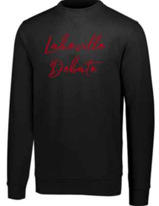 LAKEVILLE DEBATE "PUFF" 60/40 FLEECE CREWNECK