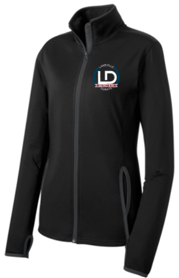 LAKEVILLE DEBATE WOMEN'S STRETCH CONTRAST FULL ZIP JACKET