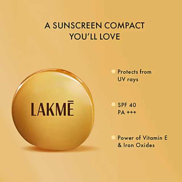 Lakme 9 to 5 Sun Expert Compact Powder Matte Sunscreen SPF 40++ 7g