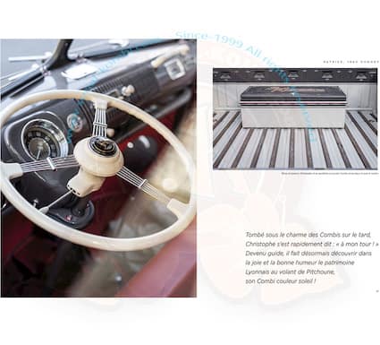 Large VW Bus Coffee Table Book, in French
