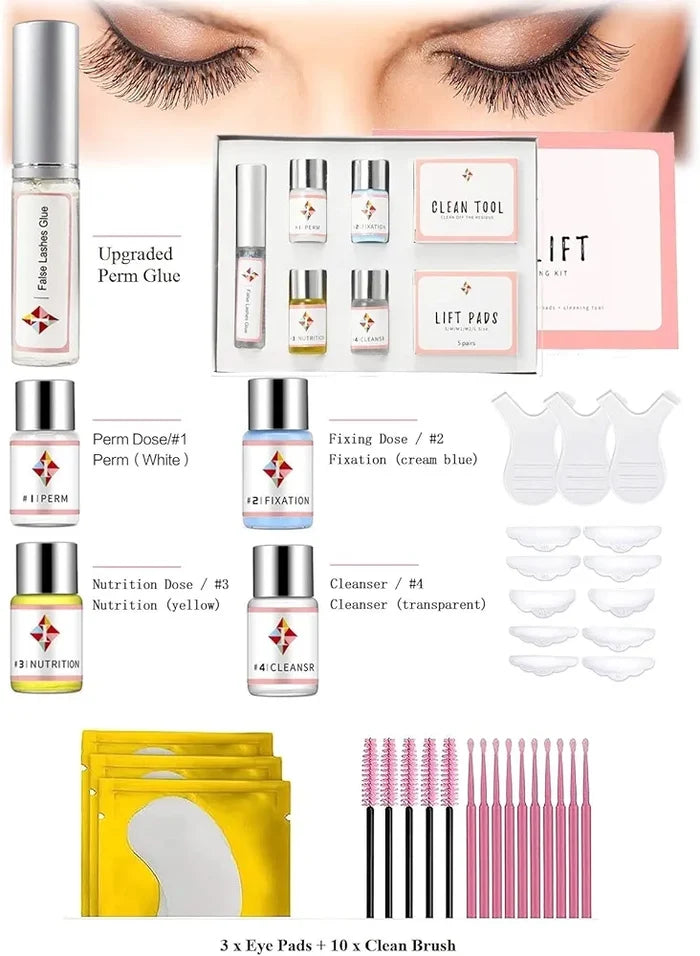 Lash lift kit eyelash perm kit,Professional Eyelash Lifting kit,Semi-Permanent Curling Perming Wave Lash Lifting - SD Cosmetics Care