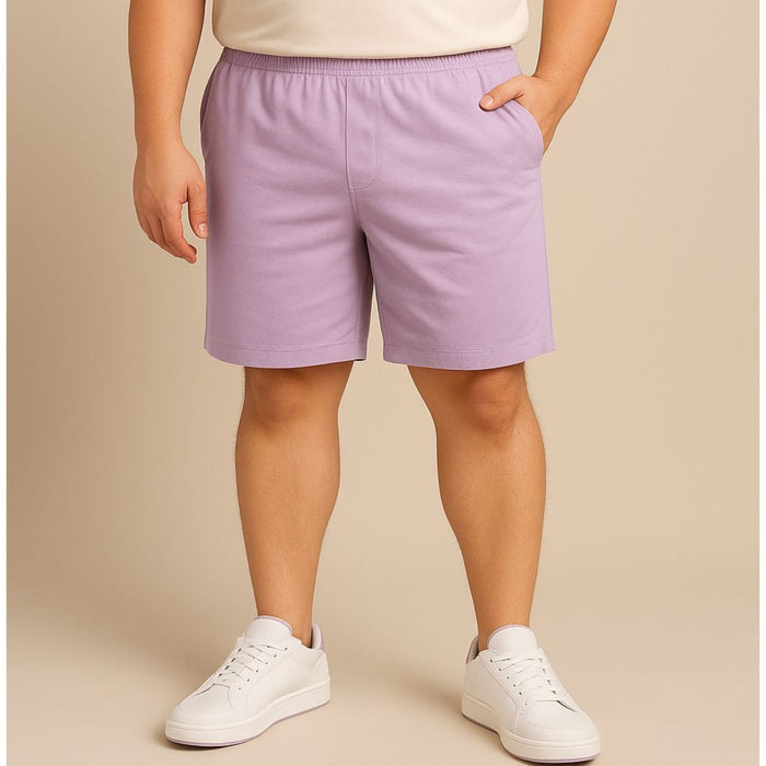 Lavender Cotton Shorts