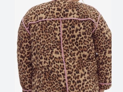 Leopard Quilted Plus Exclusive Jacket