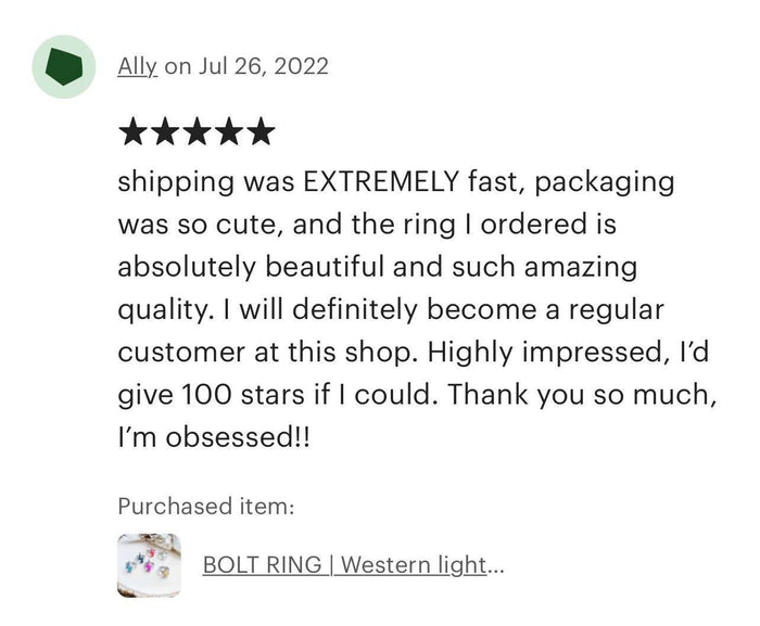 Lightning Bolt Ring