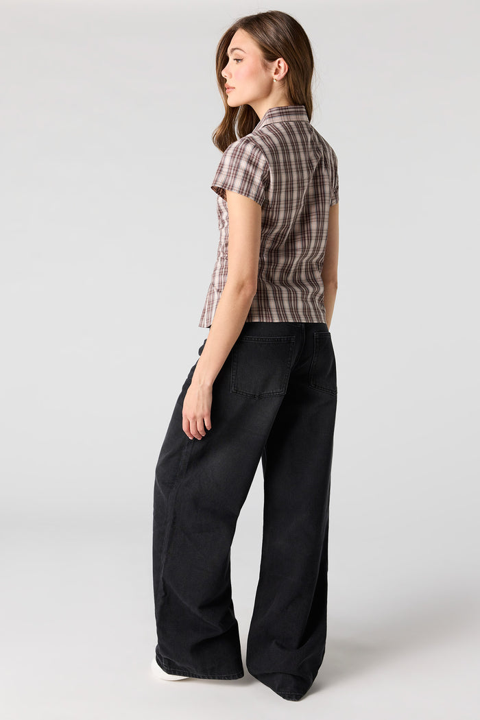 London Low Rise Super Baggy Belted Jean