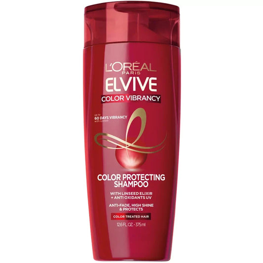 LOREAL PARIS Elvive Color Vibrancy Protecting Shampoo - Color Treated Hair  لوريال باريس شامبو حماية اللون للشعر المصبوغ