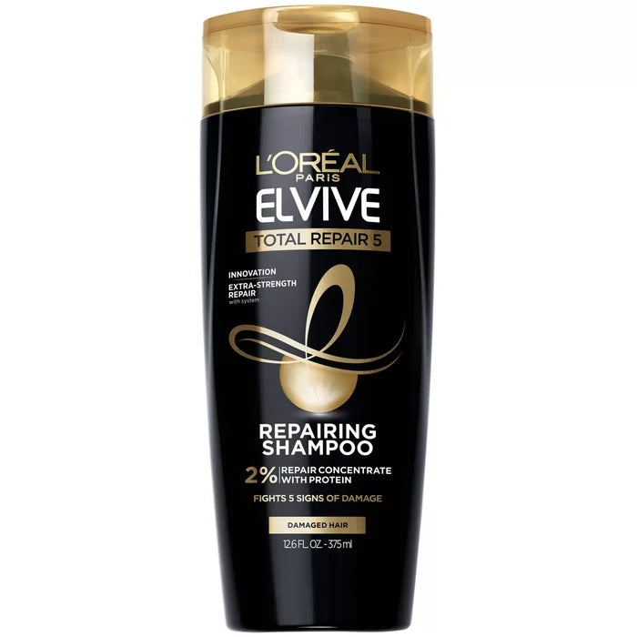 LOREAL PARIS Elvive Total Repair 5 Damage Reversing Shampoo - Damaged Hair  شامبو لوريال باريس للشعر التالف