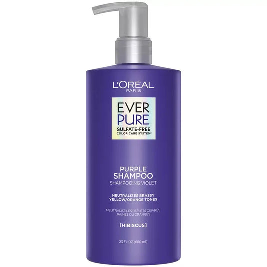 LOREAL PARIS EverPure Sulfate Free Purple Shampoo شامبو بنفسجي خال من الكبريتات من لوريال باريس