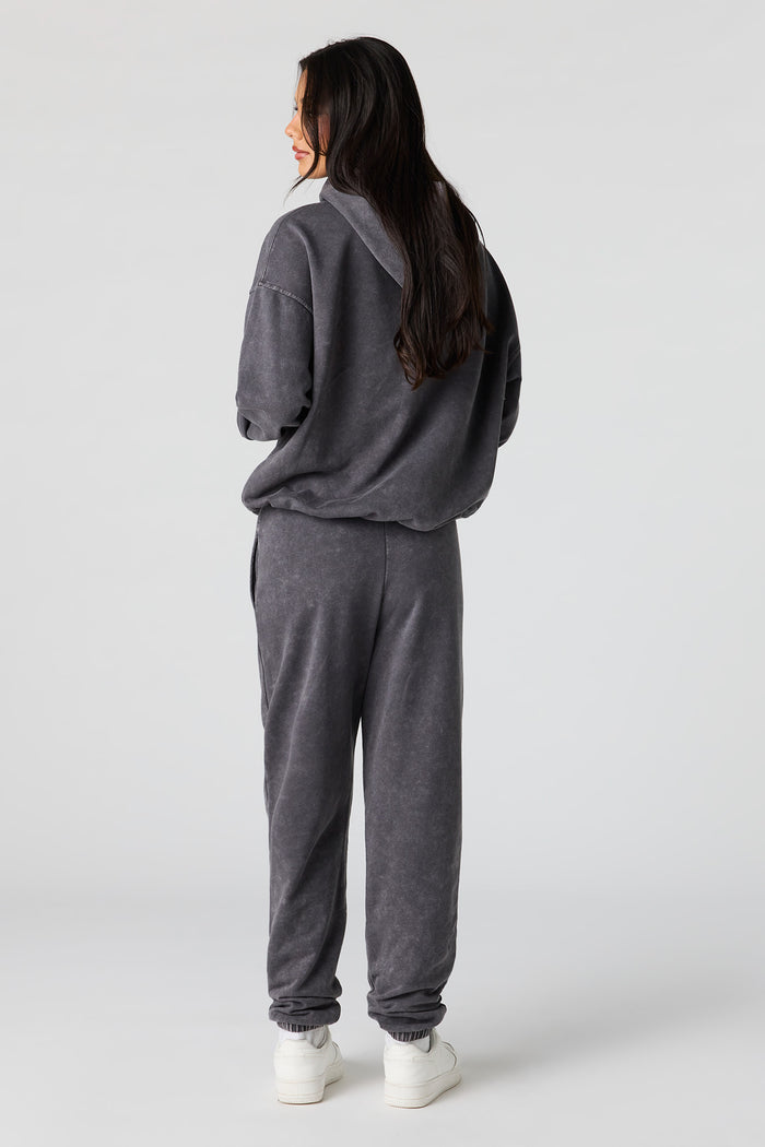 Luxe Fleece Washed Low-Rise Jogger