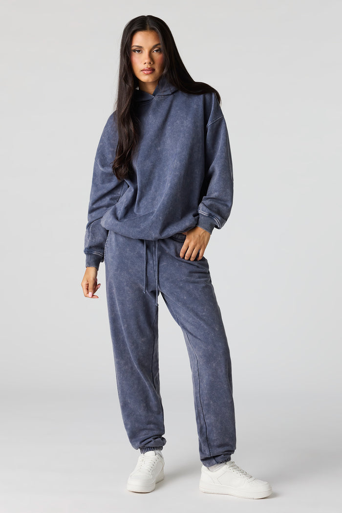 Luxe Fleece Washed Low-Rise Jogger
