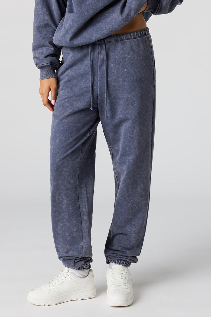 Luxe Fleece Washed Low-Rise Jogger