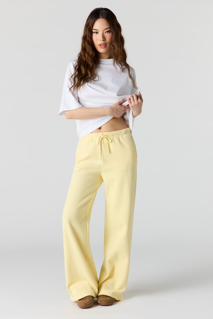 Luxe Fleece Wide Leg Sweatpant