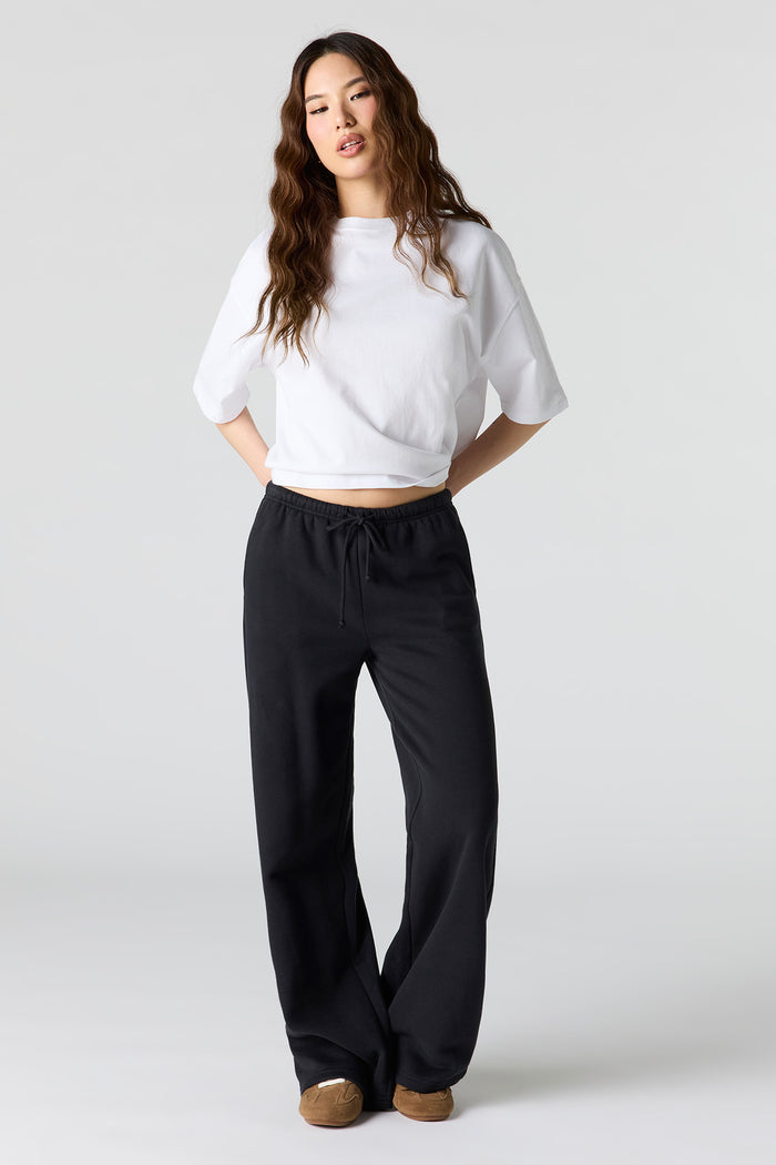 Luxe Fleece Wide Leg Sweatpant