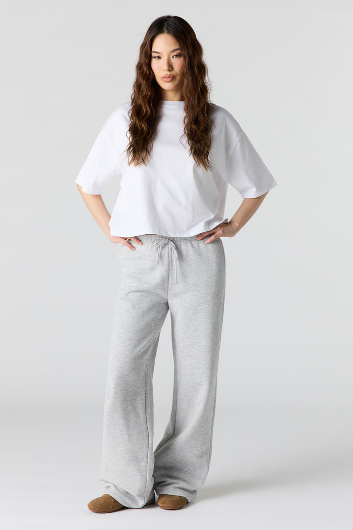 Luxe Fleece Wide Leg Sweatpant