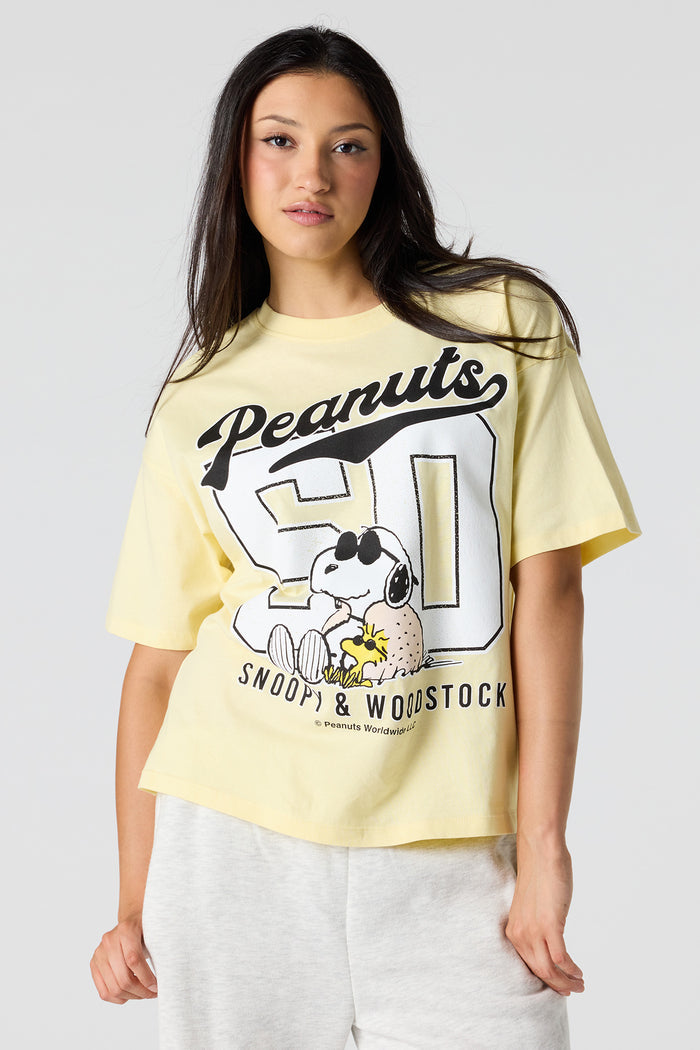 Luxe Heavy Cotton Peanuts Graphic T-Shirt