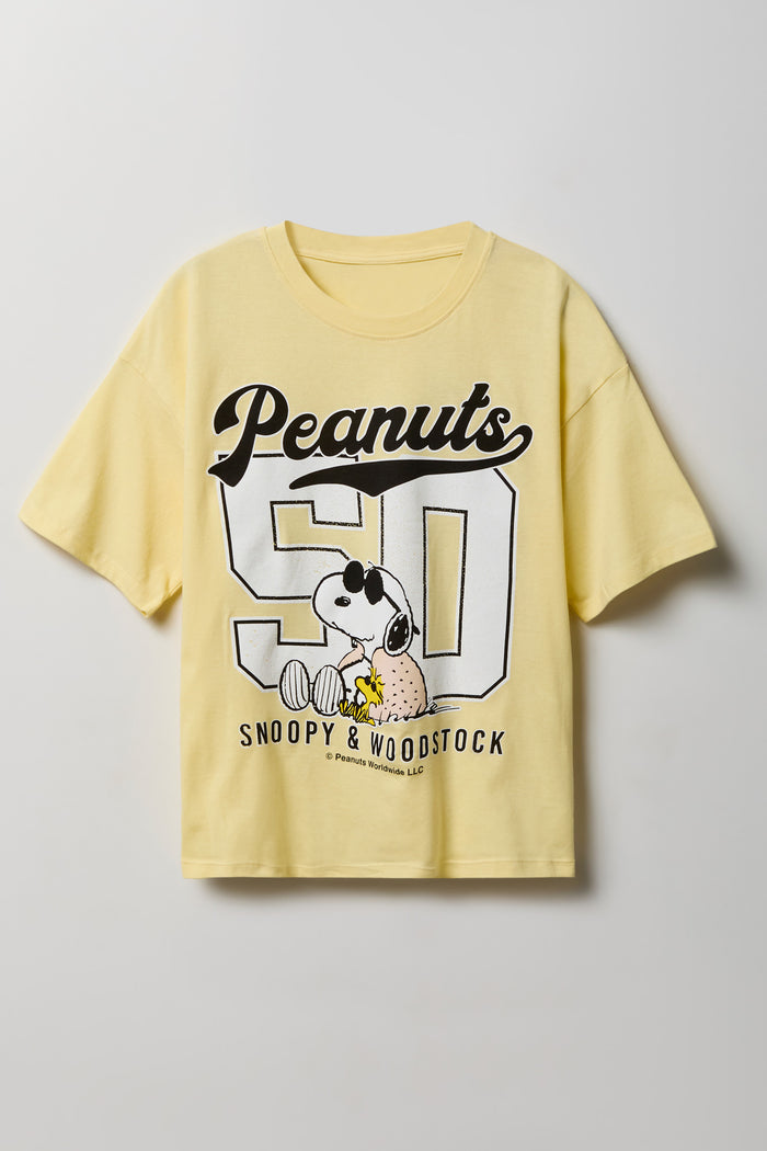 Luxe Heavy Cotton Peanuts Graphic T-Shirt