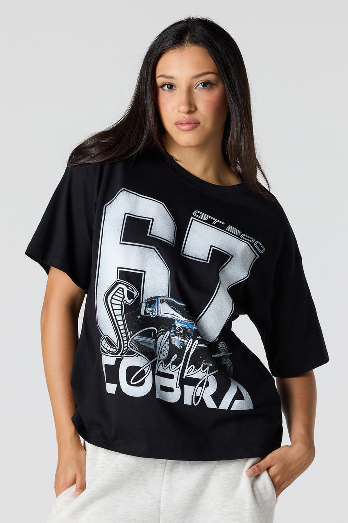Luxe Heavy Cotton Shelby Cobra Graphic T-Shirt