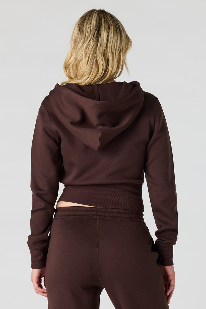 Luxe Scuba Zip Hoodie